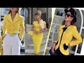 💛VESTIR DE AMARILLO.. ES VESTIR PODER ELEGANCIA Y SEGURIDAD 👌 OUTFITS SEÑORAS