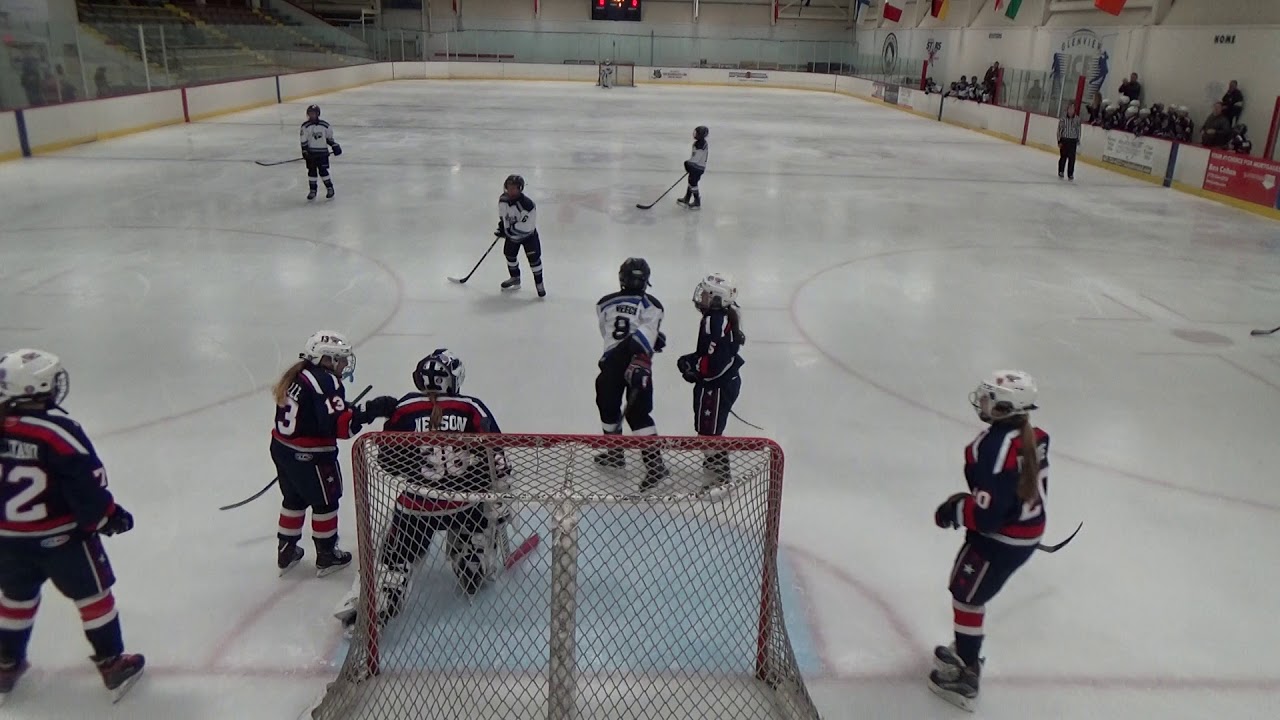 2018 Oct 19 Quad City Ice Eagles vs Glenview Pee Wee Hockey YouTube
