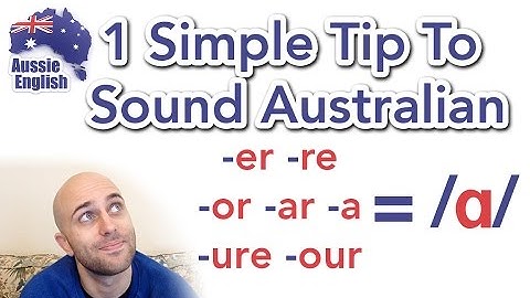1 Simple Tip To Sound Australian: /ɑ/ | How To Do an Aussie Accent