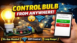 IoT Based Smart Bulb Control Via Webserver