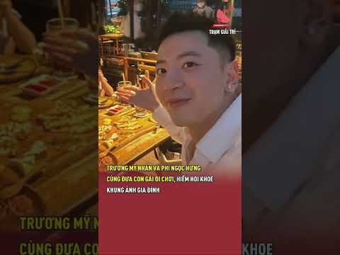 Video Trương Mỹ Nhân và Phí Ngọc Hưng cùng đưa con gái đi... - youtube