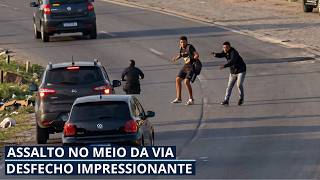 Policial Atropela Suspeito Que Tentou Roubar Moto Flagrante Em Foco