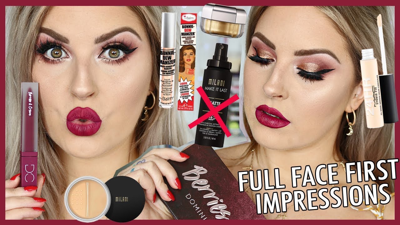 Full Face FIRST IMPRESSIONS 😎 Dominique Cosmetics, MAC & More!