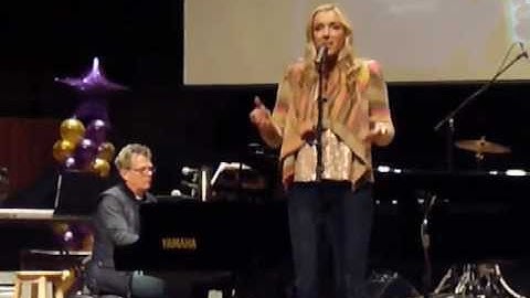 David Foster and Amanda Wood rehearse "I Have Nothing"