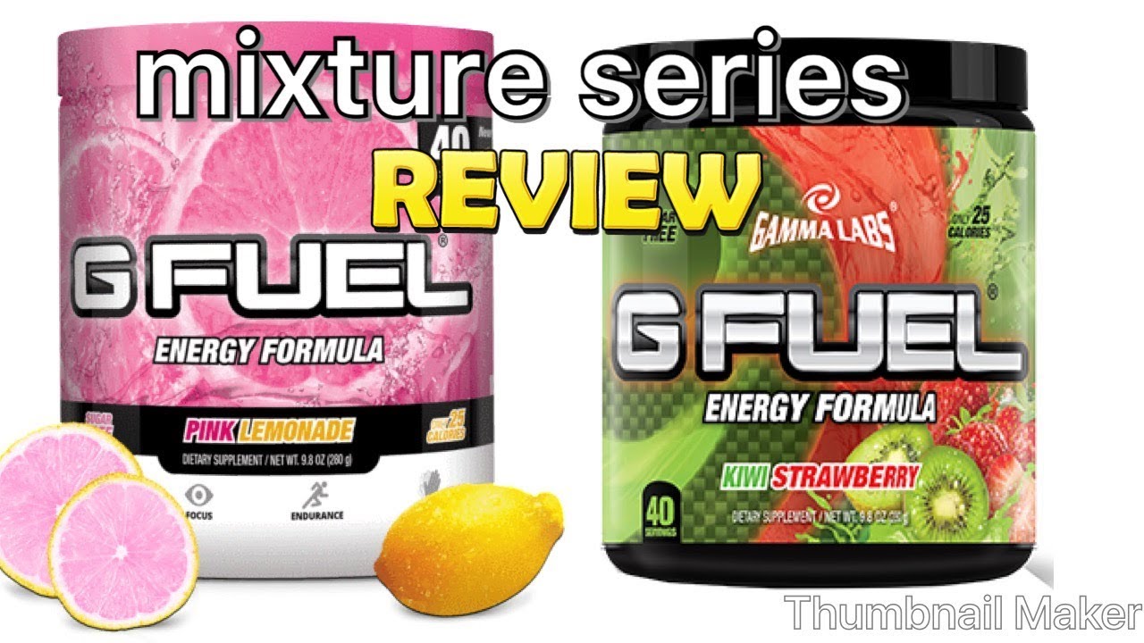 Gfuel pick lemonade and strawberry kiwi mixture series 11 YouTube