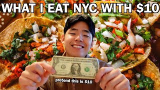 What I Eat in NYC With Only $10 For The Weekend