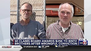 State Claims Board recommends an additional $1 million to each Bintz brother