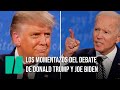 Los momentazos del debate de Trump y Biden