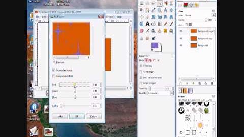 GIMP Glitter Image Tutorial