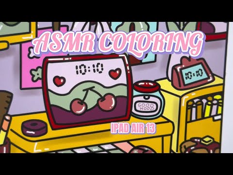 ASMR MY ROOM COLORING💥(part 1)💛