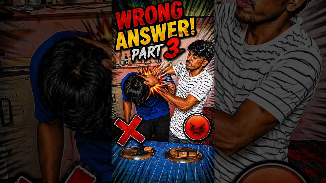 Wrong Answer = Slap | Part 3 #shorts #ytshorts #funny