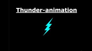 Thunder Animation using HTML & CSS