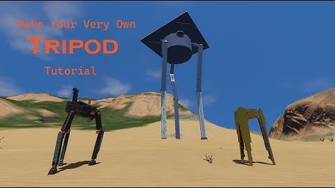 How to build Tripod Mechs in Space Engineers (Full Tutorial and Build)