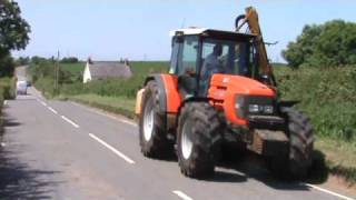 Same Silver Tractor - Verge Trimming