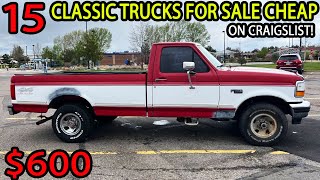 Craigslist Deals: 15 Classic Trucks Under Budget!