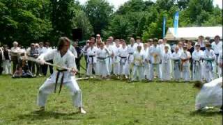 Kumite: Eku vs. Bokken - Aufführung der Spvgg. Bärenkeller