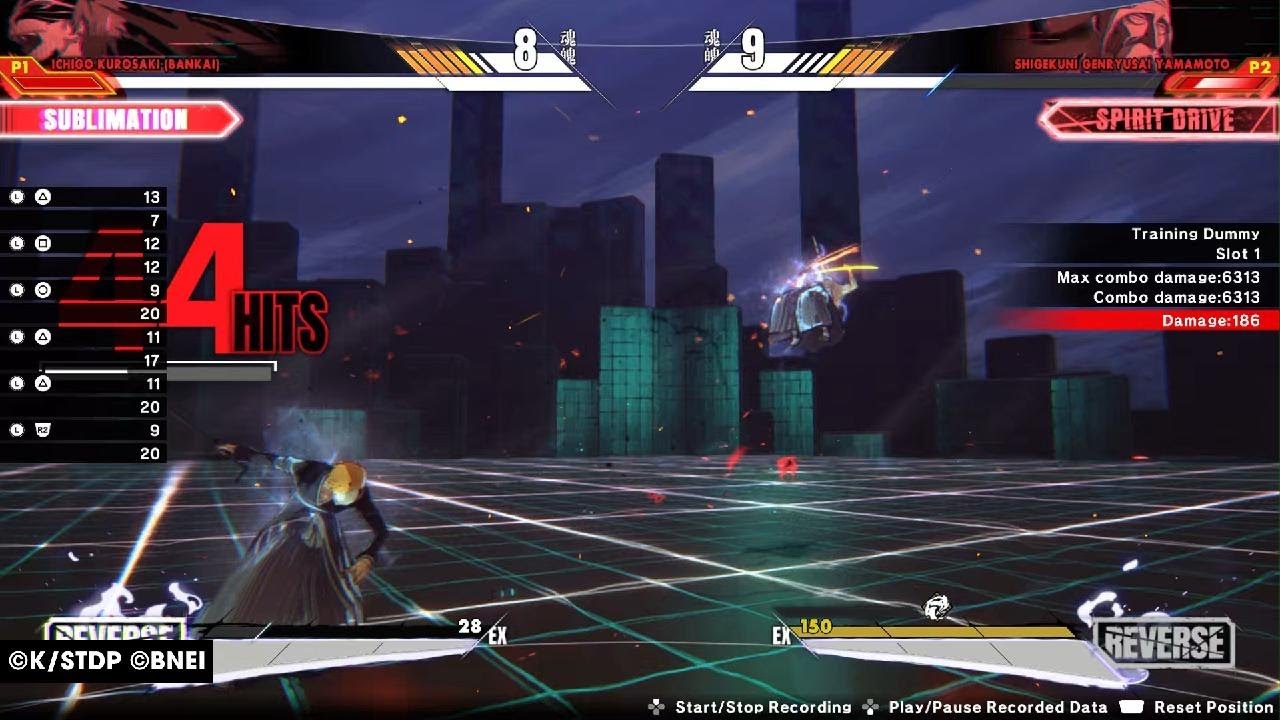 Bankai Ichigo: 63% Getsuga Loop