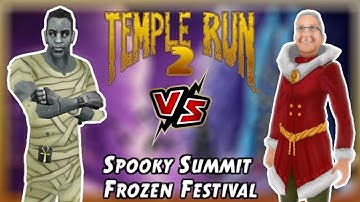 Barry Bones Mummy Vs Mrs Claus Spooky Summit Vs Frozen Festival Temple Run 2 YaHruDv