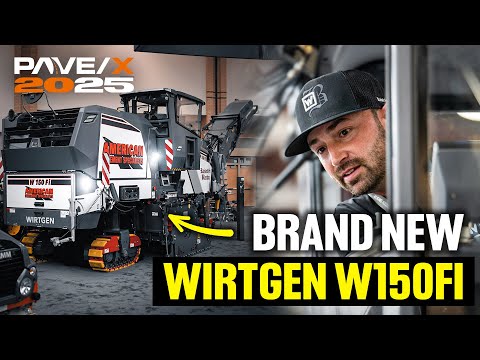 We got a NEW Custom Wirtgen W150Fi | PAVE/X 2025 TRADE SHOW