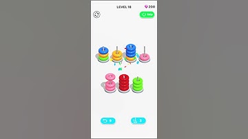 Color Hoop Stack - level 18