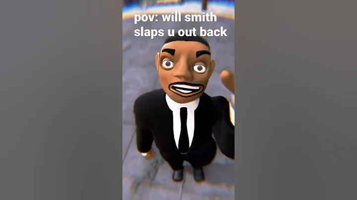 will smith slaps you out back [animated] #shorts