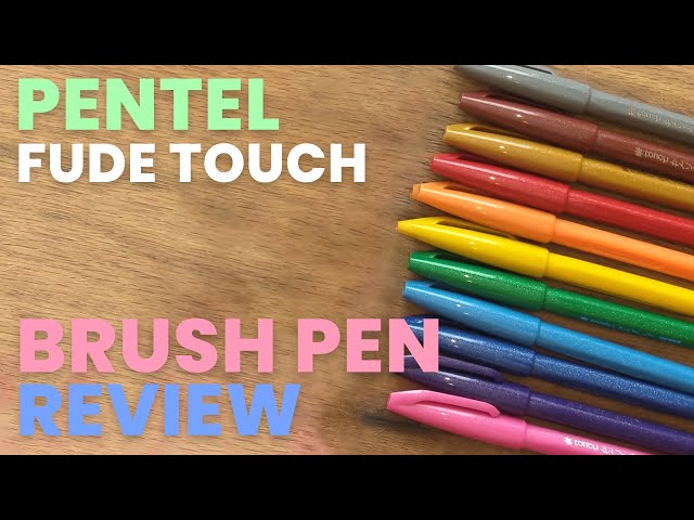 How to Write the Alphabet with the Pentel Fude Touch Brush Sign Pen 