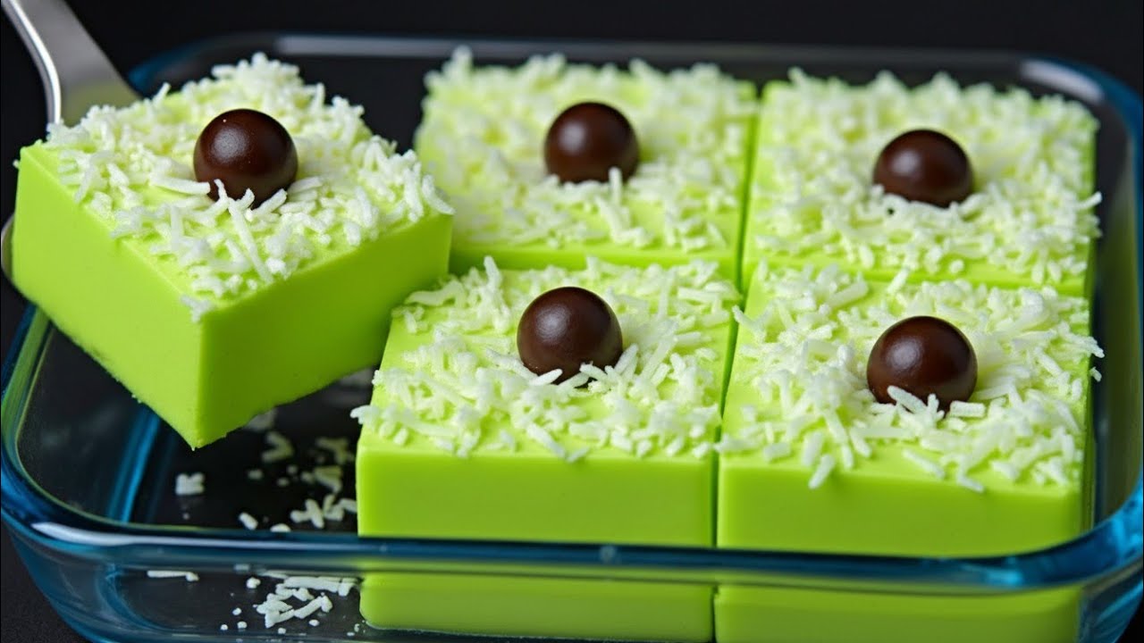 Nur Milch und Apfel! Schnelles Dessert in 5 Minuten! Ohne Gelatine!