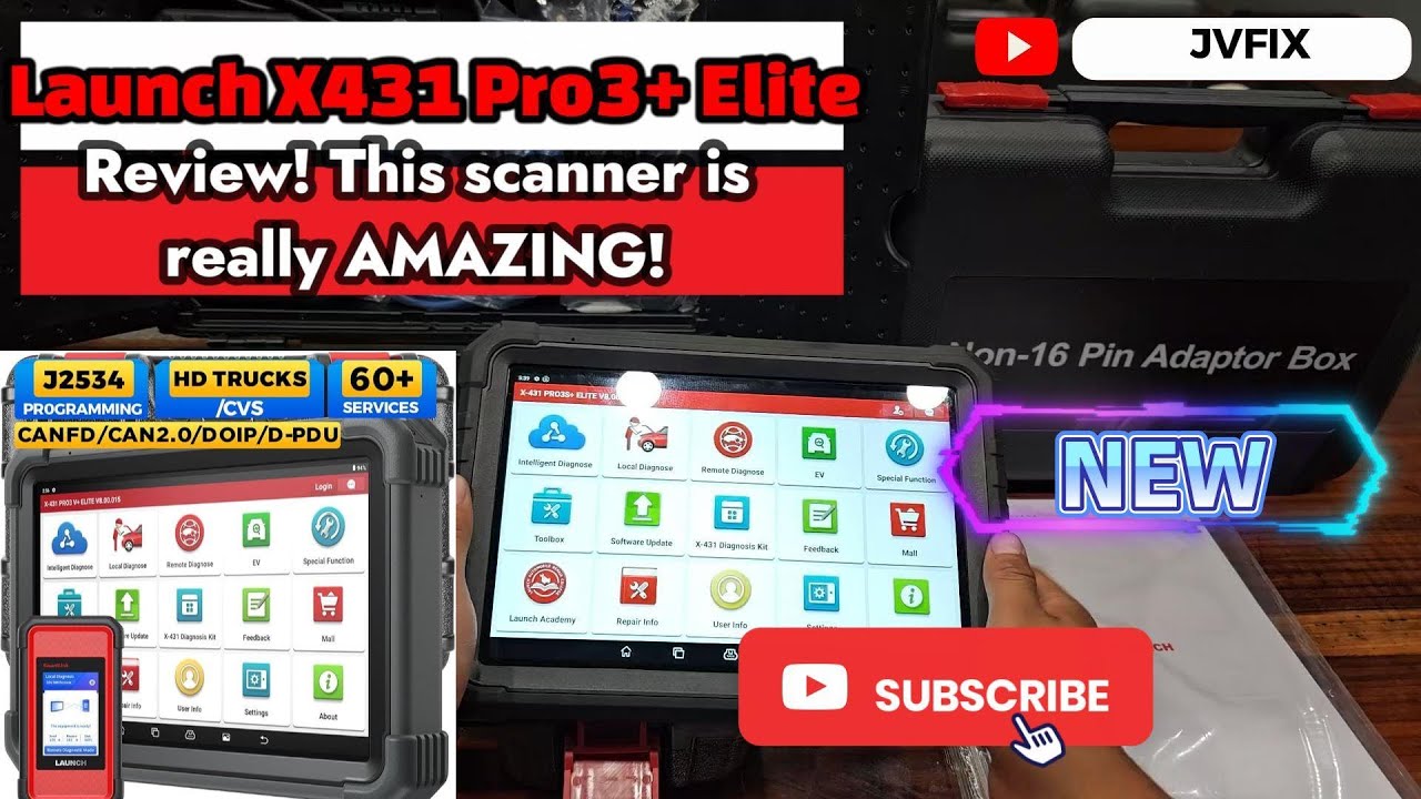 My review on Launch X431 Pro3+ Elite, J2534 Programming, Commercial Trucks, Coding, IMMOBILIZER!
