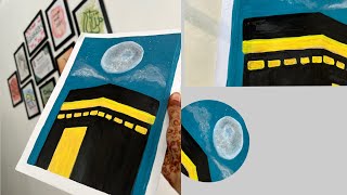 Easy Makkah in moonlight 🌙🕋painting for beginners ♥️