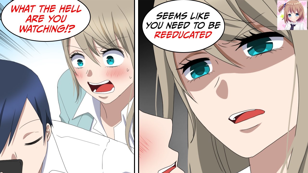 [RomCom] My pretty boss used to be sweet... until she saw what was on my phone screen…! [Manga Dub]