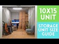 Storage unit size guide 10x15 unit  how to pack your storage unit  green storage canada