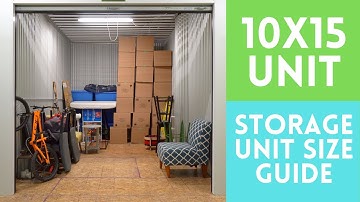 Storage Unit Size Guide: 10x15 Unit | How to Pack Your Storage Unit | Green Storage Canada