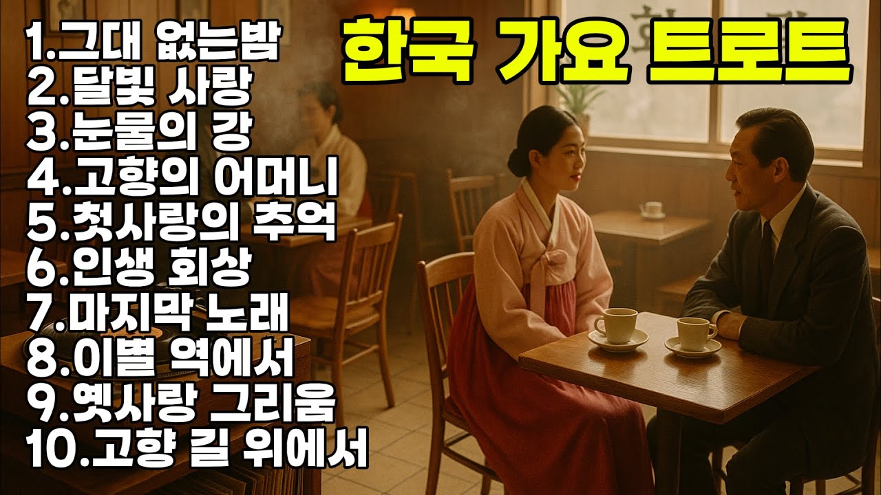 인생 트로트 🎤 감동적인 노래에 눈물이… 가슴을 울리는 명곡 모음