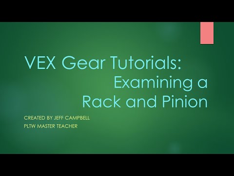 VEX Gear Tutorials