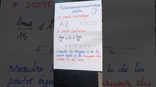 Connais tu prédimensionner une poutre isostatique ou une poutre continue.? #btp #béton #géniecivil