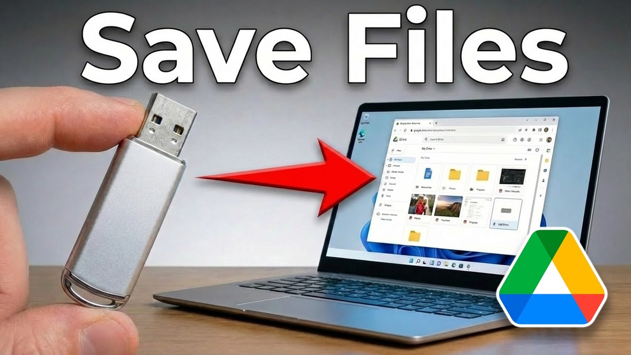 How To Save Files From USB Drive To Google Drive (Step By Step) - YouTube