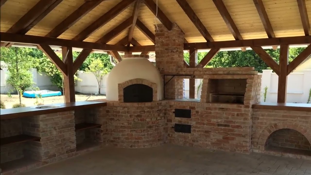 Biatorbágyon épÃtett kerti konyha búbos kemencével! youtube