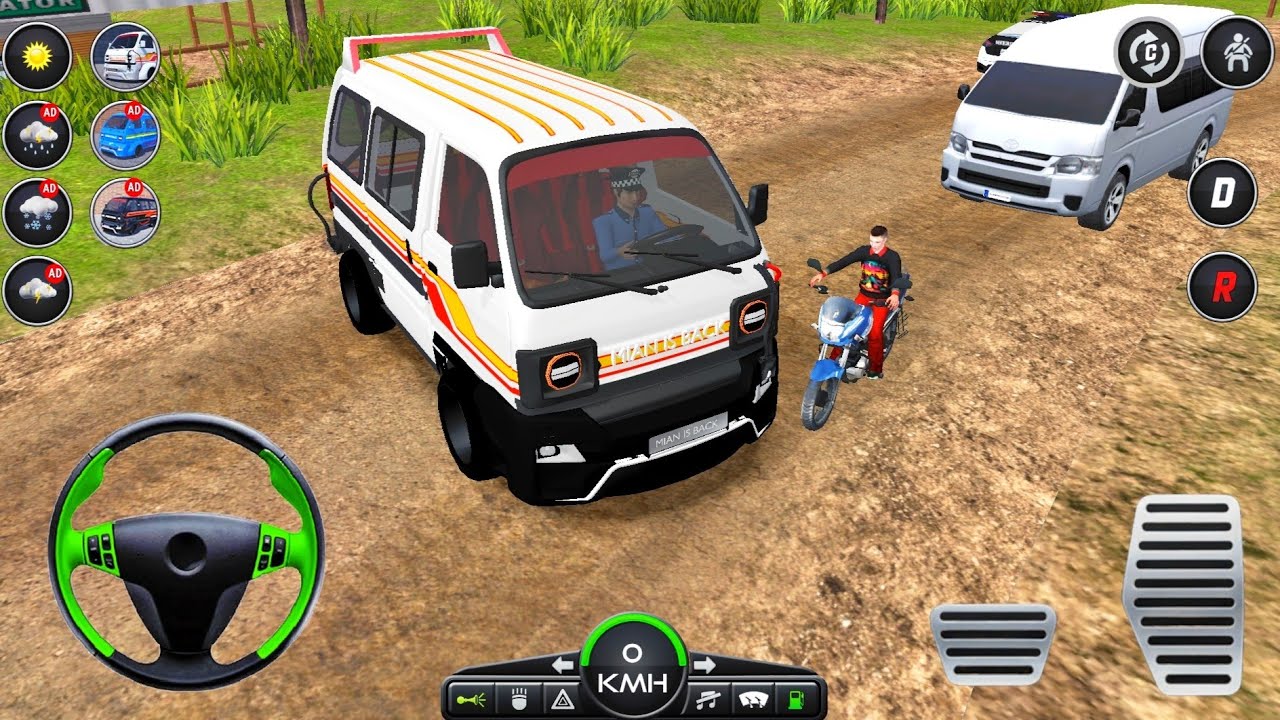 Van Driving Simulator Games 2026 - Public Minibus Realistic Offroad Driving - Android GamePlay