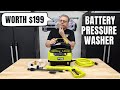 Ryobi 40v 1200psi battery powered pressure washer  review  testing