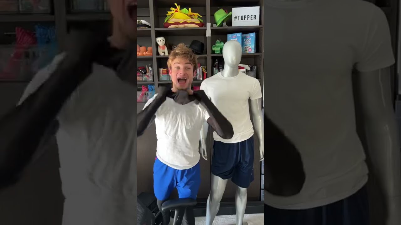FAKE MANNEQUIN PRANK ON MY GIRLFRIEND 😂 - 