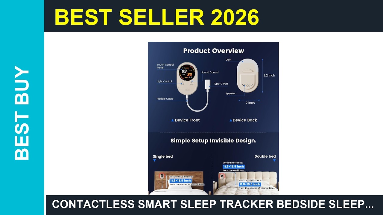 Contactless Sleep Tracker: A Hands-Free Way to Monitor Your Nightly Rest in 2026