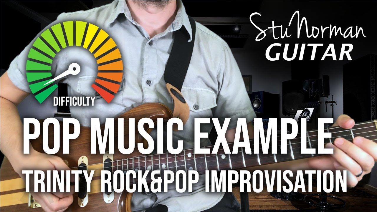 Pop Music Guitar Improvisation Example - Trinity Rock&Pop Session Skills