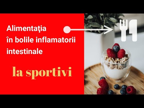 Alimentatia in bolile inflamatorii intestinale. Recomandari pentru cei care fac sport.