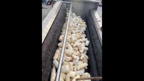 95% peeling rate cassava peeling machine