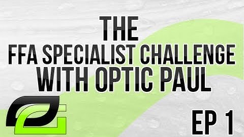 The FFA Specialist Challenge, W/ OpTic PauL - Episode 1, NEW MW3 Sniper Series