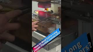 How to Weld Extra-Long Copper Flexible Connectors? HAIFEI Diffusion Welding Demo #weldingmachine