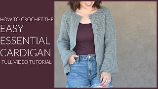 Easy Essential Cardigan Crochet Pattern screenshot 2