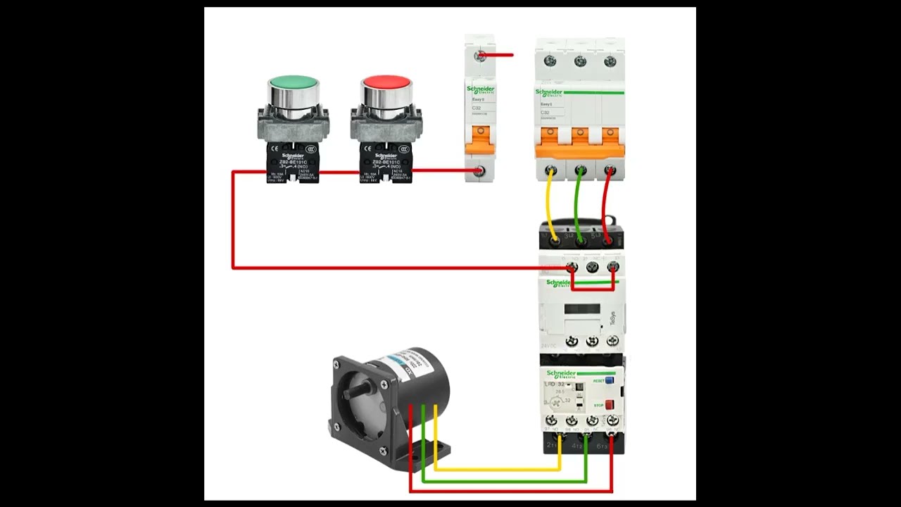 Schneider LRD Thermal Overload Relay LRD14C LRD16C LRD21C With Contactor LC1D09 LC1D38