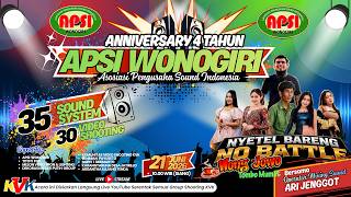 #LIVE ANNIVERSARY KE 4 APSI CABANG WONOGIRI 2026 //OM. WONG JOWO (Tombo Mumet) PUMA Management | 🇮🇩