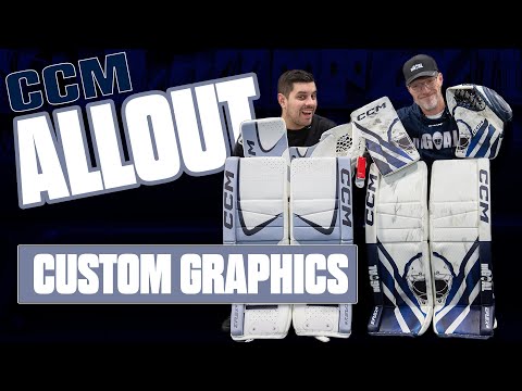 CCM AllOUT Custom Graphics for Goalies